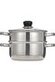2 Layer Stainless Steel Steamer Set 20cm | Stainless Steel Steamer Pot | Kitchen Steamer Cook - 3