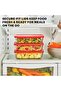 Simply Store Glass Food Storage Container, Snug Fit Non-Toxic Plastic BPA-Free Lids, Freezer D - 6