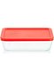 Simply Store Glass Food Storage Container, Snug Fit Non-Toxic Plastic BPA-Free Lids, Freezer D - 2