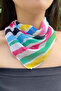 Mixed Color Patterned Scarf - 3