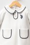 U.S. Polo Assn Baby Girl White Dress - 2