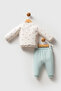 U.S. Polo Assn. Baby Girl Ecru Baby Sets - 4