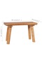 Garden Bench 80 cm Solid Teak Wood - 3