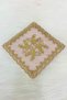Gold Glittery Bride Groom Halay Handkerchief, Burgundy 5 Pieces, Wedding Henna Circumcision Promise Bridesmaid Engagement Bride Gift - 4