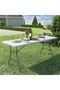 Rectangular plastic folding table 180x75cm - 3