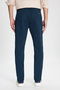 Slim Fit Slim Fit Navy Blue Chino Trousers with Side Pockets - 8