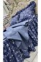 Double Fitted Sheet with Ruffled Skirt, 2 Ruffled Pillowcases and Pique