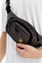Unisex Black Waterproof Waist and Shoulder Bag Freebag with USB and Headphone Port - 6