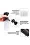 Powder Dispensing Neck Brush Black for Barber Salon - 3