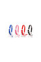 Cat Collar Mixed Colors 20x30cm /10mm- 1pc - 2