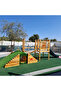 Out Door Play Structure with slide tunnel and bridge - 2