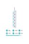 Power Strips 5-Way 3m 3250W Universal Power Extension 5M Cable UK Type G Plug 3250W UAE Ver - 8