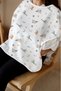 Multi-Purpose Muslin Nursing Bib / Stroller Cover / Baby Car Cover Cotton 85X130 cm - Animal Party - 4