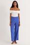 Women's Standard Fit Regular Cut White Strapless Blouse - 5
