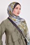 Khaki Baroque Indian Silk Shawl