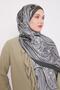 Green Spiral Indian Silk Shawl