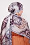 Blue Baroque Indian Silk Shawl - 2