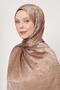 Mink Flower Pattern Italian Jacquard Shawl - 3