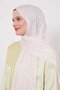 Beige Crystal Pattern Jacquard Capri Shawl