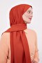 Orange Leola Plain Shawl - 2