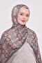 Mink Reflection Pattern Indian Silk Shawl - 3