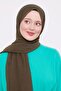 Khaki Arlyn Plain Shawl - 3