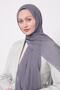Smoked Arlyn Plain Shawl - 3