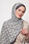 Water Green Honeycomb Pattern Love Shawl - 3