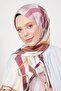 شال من نسيج قطني بنمط سلسلة مموجة من Rose Dry - 4