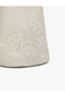 Cotton Halter Neckline Scalloped Embroidered Halter Neckline Blouse - 4