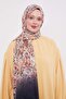 Black Tie Dye Pattern Cotton Shawl - 3