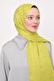 Oil Green S Pattern Blue Jacquard Shawl - 4