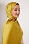 Oil Green Stripe Detail Monogram Silk Shawl - 3