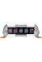 Times Gate Pixel Art Informative Display Digital Clock, Silver - 2