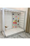 Monkey Bar With Climbing Wall Panel Multi Grips | Basic Model | White - 3