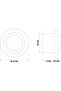 Ventilation ducting Cover, Round Ceiling Diffuser Adjustable Soffit Vent Easy air Flow Vent - 5