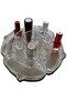 Rose-Shaped Clear Acrylic Cosmetic Organizer – 5-Section Storage - 3