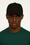Uwa Black Men's Basic Flat Form Hat Cap