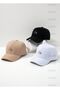 3 Piece Set Heart Printed Hat Velcro Adjustable Cap // Black - White - Dark Beige