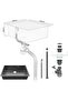 M87044B Kitchen Sink 70 x 44 cm, Under Countertop Sink with Drain Filter, Stainless Steel - 7