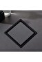 DEOKXZ 6 Inch Black Square Shower Floor Drain, with Removable Grille Cover Tile Insert Hidden Form, - 8