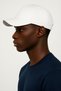 Uwa White Men's Basic Flat Form Hat Cap - 4