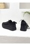 2551701K Rubber Lace Khaki Leather Orthopedic Daily Shoes for Women - 5