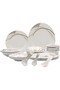 22 Pcs Gold line Melamine Dinner Set