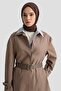 Belted Trench Coat 25Y7803 Dark Mink - 4