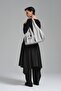 Women's Woven Label Detailed Strap Design Bag - 5
