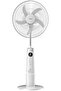 Rechargeable Stand Fan With Remote, 9 Speed Settings With 25W Power, Cordless Support, 5 Blade