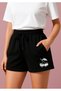 Flaming Cherry Printed Relaxed Casual Shorts - Hot Cherry Summer Women's Shorts