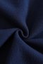 Women's Hooded Hooded Navy Blue Color Crop Sweatshirt - 5