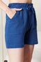 100% Cotton Fabric Shorts - 5